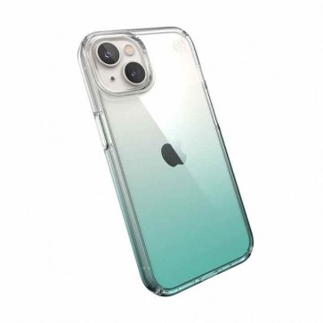 Speck iPhone 14 PRESIDIO PERFECT CLEAR OMBRE (CLEAR/FANTASY TEAL FADE)