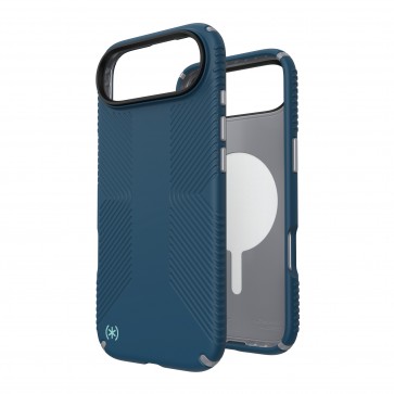 Speck iPhone 17 Air PRESIDIO2 GRIP +MS DEEP SEA/SILVER METALLIC/SPELL BLUE