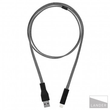 Lander Neve USB to Lightning Cable 1m Black