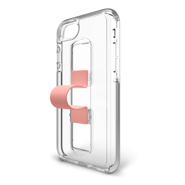 BodyGuardz SlideVue Case for iPhone Xs Max- Clear/Pink