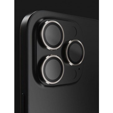 BodyGuardz Apex Individual Camera Protectors, iPhone 16 Pro/16 Pro Max 2024, Titanium