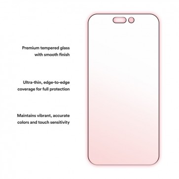 Bodyguardz Red Light Converter Glass, iPhone 17 Pro 2025/16 Pro