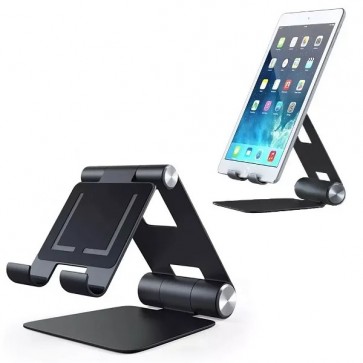 Satechi R1 Aluminum Hinge Holder Foldable Stand (Black)  - Black