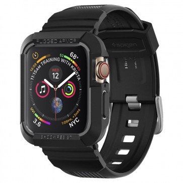 Spigen Rugged Armor Pro Apple Watch (45mm) Black