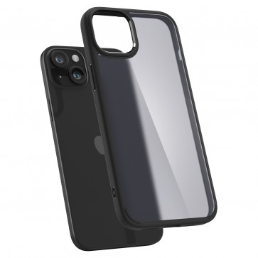 Spigen iPhone 15 Plus Crystal Hybrid Matte Black