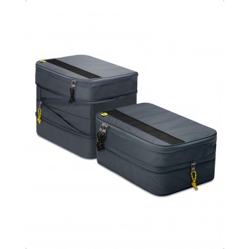 Spigen Universal  Travel Packing Cubes | 2 Small + 1 XL Packing Cube (Grotto Gray) 