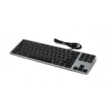 Matias Wired Aluminum Tenkeyless Keyboard for Mac - Space Gray