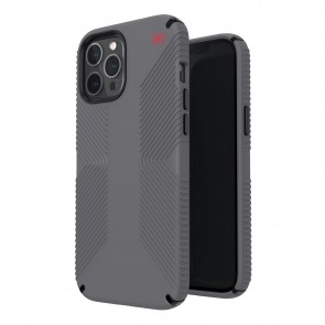 Speck iPhone 12 Pro Max PRESIDIO2 GRIP - GRAPHITE GREY/GRAPHITE GREY/BOLD RED