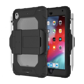 Griffin Survivor All-Terrain (w/ kickstand) for iPad Mini 5 - Black/Smoke