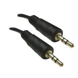 Professional Cable ST35MM-06 Stereo 3.5 mm 6 Feet M/M Cable - Black