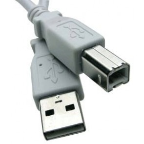 Professional Cable USB-06 USB A to B 6-ft Cable - Gray