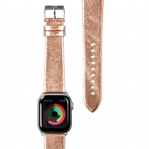 Laut METALLIC LEATHER For Apple Watch Series 1-6/SE GOLD (38/40mm)