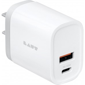 Laut PD20 WALL CHARGER White (USB C + USB A)