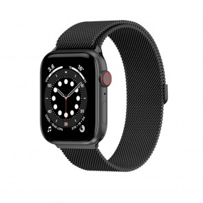 SwitchEasy Mesh Stainless Steel Apple Watch Loop (38/40/41mm) Black