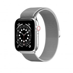 SwitchEasy Mesh Stainless Steel Apple Watch Loop (42/44/45mm) Silver