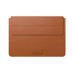 SwitchEasy EasyStand Leather Sleeve MacBook Pro 15/16"/MacBook Air 15" Saddle Brown