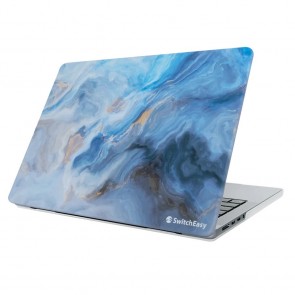 SwitchEasy Marble MacBook Protective Case 2022-2016 M1/M2/Intel MacBook Pro 13" Marine Blue