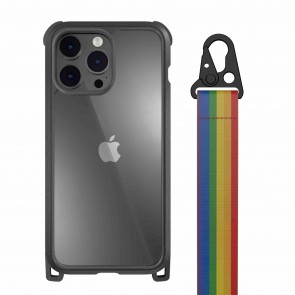 MagEasy Odyssey+ For iPhone 14 Pro Max Metal Black, Rainbow
