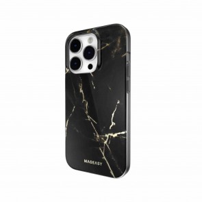 MagEasy Marble M For iPhone 14 Pro Pearl Black
