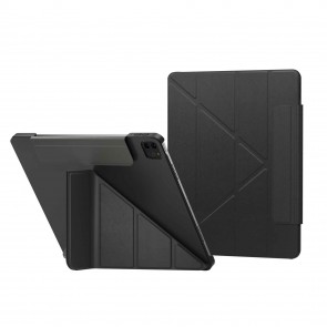 SwitchEasy Origami for (2022-2018) iPad Pro 12.9 Leather Black