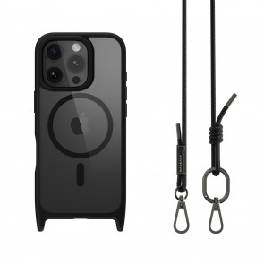 MagEasy Roam M+Strap Bumper Case iPhone 16 Pro Max Black/Black