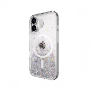 SwitchEasy Starfield M 3D Glitter Case iPhone 16 Transparent