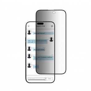 SwitchEasy Glass Privacy Tempered Glass iPhone 16 Transparent
