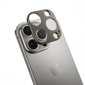 SwitchEasy LenShield Aluminum Alloy Camera Lens Protector iPhone 16 Pro/Pro Max Titanium