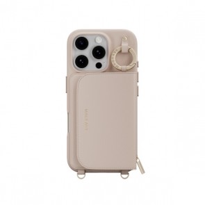 MagEasy Pouch M Wallet Stand Case iPhone 16 Pro Max Rosé