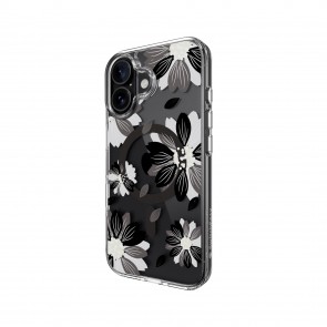 SwitchEasy Style M Case iPhone 16 Plus Black Flower