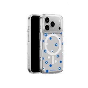 SwitchEasy Style M Pattern Protective Case for iPhone 17 Pro Max Blue