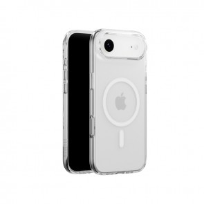 MagEasy Bright M Never Yellowing Protective Clear Case for iPhone 17 Air Transparent/Whtie Ring