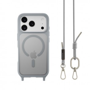 MagEasy Roam M Protective Case with Lanyard for iPhone 17 Pro Mist/Misty Gray