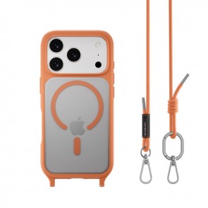 MagEasy Roam M Protective Case with Lanyard for iPhone 17 Pro Max Coral/Coral