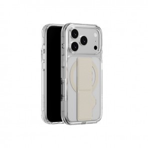 MagEasy GrabStand M Protective Case for iPhone 17 Pro Max Transparent