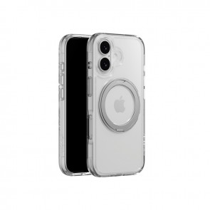 MagEasy MagStand 360 M Rotating Ring Protective Case for iPhone 17 Transparent