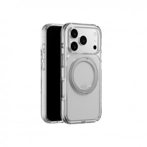 MagEasy MagStand 360 M Rotating Ring Protective Case for iPhone 17 Pro Max Transparent