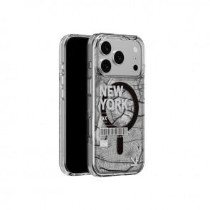 MagEasy Urban M 3D Pattern Protective Case for iPhone 17 Pro NYC