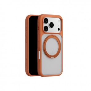 MagEasy MagStand 360 M Rotating Ring Protective Case for iPhone 17 Pro Max Coral