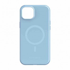 Kate Spade New York High Gloss Defensive Hardshell for MagSafe Case for iPhone 14 Plus - Citrine Blue Lacquer/Monochromatic High Gloss Film with Etched Logo