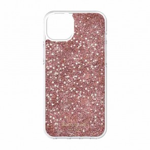 Kate Spade New York Chunky Glitter Protective for MagSafe iPhone 14 - Chunky Glitter Rose Gold/Rose Gold Glitter/Silver Glitter/Gold Foil Logo
