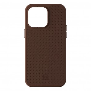 Incipio cru. Protective for MagSafe for iPhone 15 Pro - Brown Faux Leather
