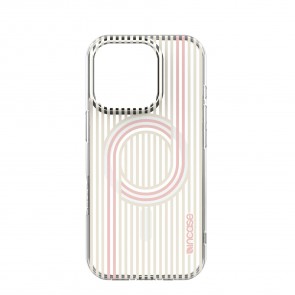 Incase Level Case for MagSafe for iPhone 16 Pro Max - Lines Loops w/ Pop Color