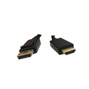 Professional Cable DisplayPort Male to HDMI Male - 6' (DP-HDMI-06)