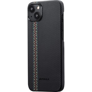 PITAKA Fusion Weaving MagEZ Case 4 (Rhapsody) 600D for iPhone 15