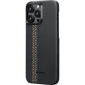 PITAKA Fusion Weaving MagEZ Case 4 (Rhapsody) 600D for iPhone 15 Pro