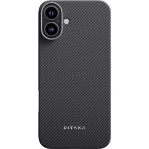 Pitaka Black/Grey Ultra-Slim Case for iPhone 16