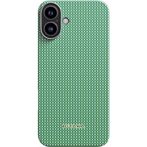 Pitaka Forest Green Ultra-Slim Case for iPhone 16 