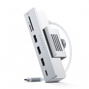 Satechi USB-C Clamp Hub for 24" iMac Silver