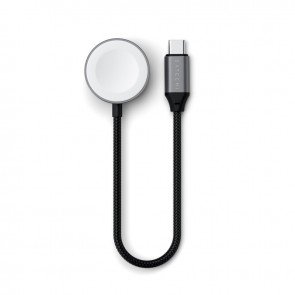 Satechi USB-C Magnetic Fast-Charging Cable for Apple Watch Space Gray